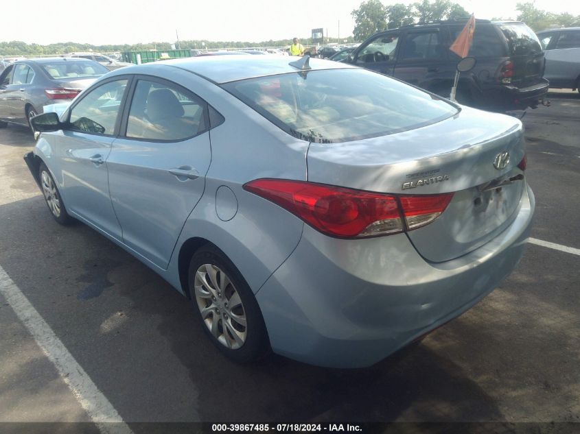 2012 Hyundai Elantra Gls (Ulsan Plant) VIN: KMHDH4AE8CU469650 Lot: 39867485