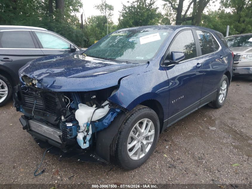 2022 Chevrolet Equinox Fwd Lt VIN: 2GNAXKEV4N6112662 Lot: 39867500