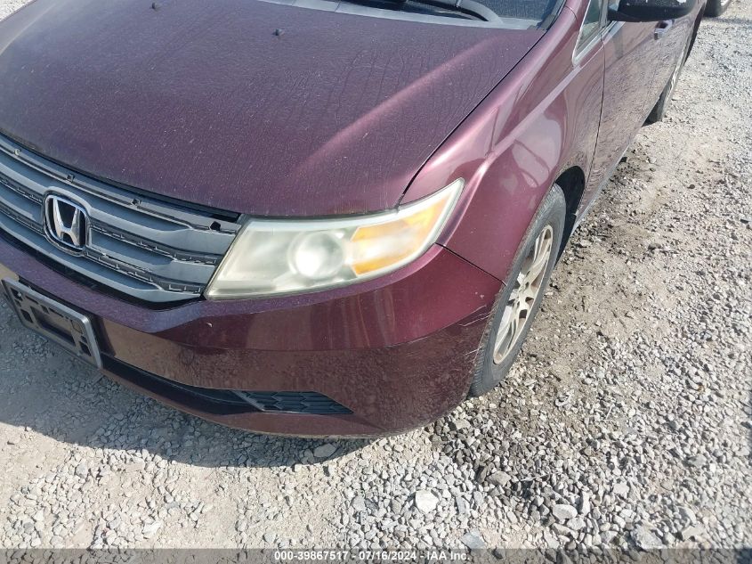 2012 Honda Odyssey Ex-L VIN: 5FNRL5H6XCB139451 Lot: 39867517