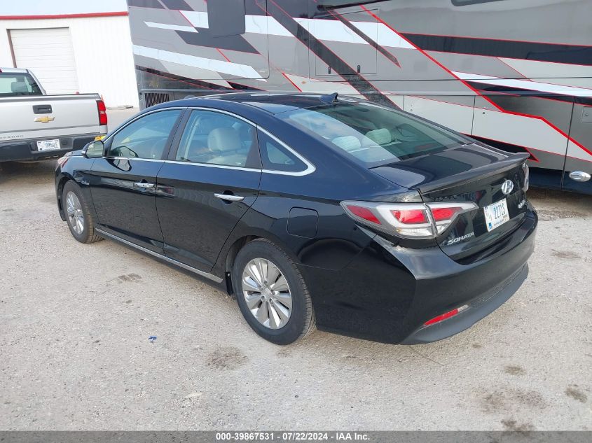 2016 Hyundai Sonata Hybrid Se VIN: KMHE24L16GA039381 Lot: 39867531