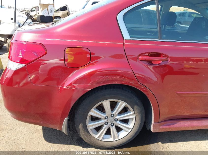 2012 Subaru Legacy 2.5I VIN: 4S3BMCA63C3038973 Lot: 39867536