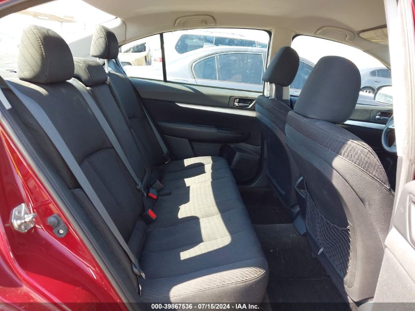 2012 Subaru Legacy 2.5I VIN: 4S3BMCA63C3038973 Lot: 39867536