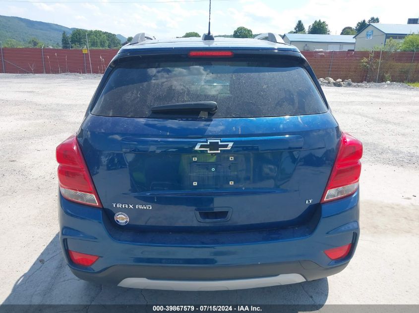 2019 Chevrolet Trax Lt VIN: 3GNCJPSB6KL242919 Lot: 39867579