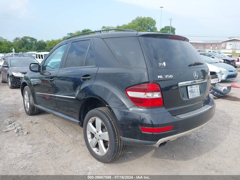 2009 Mercedes-Benz Ml 350 4Matic VIN: 4JGBB86EX9A478823 Lot: 39867598