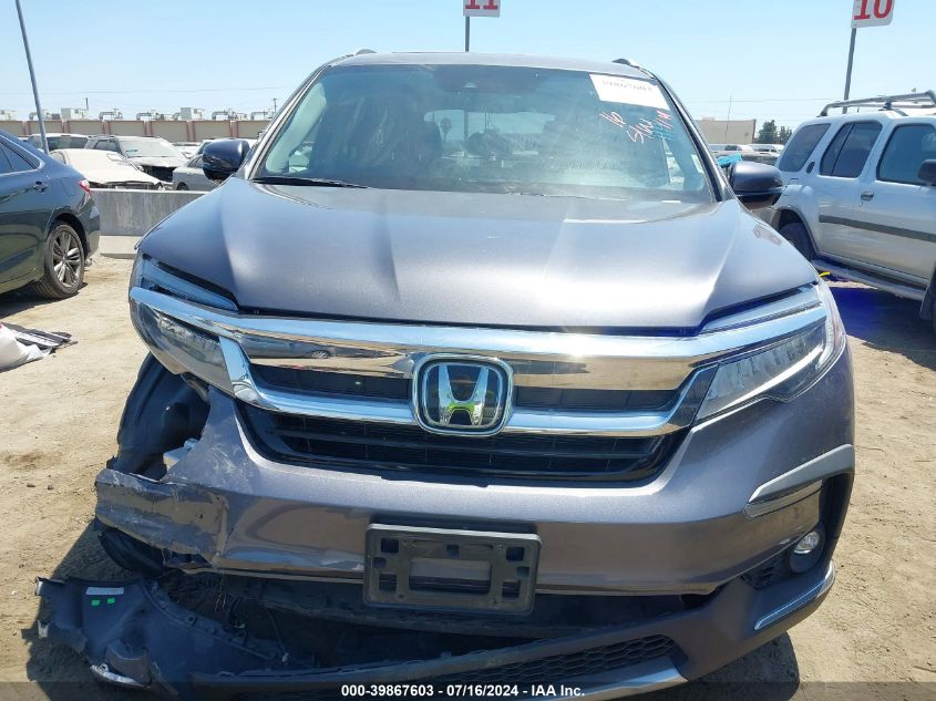 2021 Honda Pilot Awd Touring 8 Passenger VIN: 5FNYF6H99MB059045 Lot: 39867603