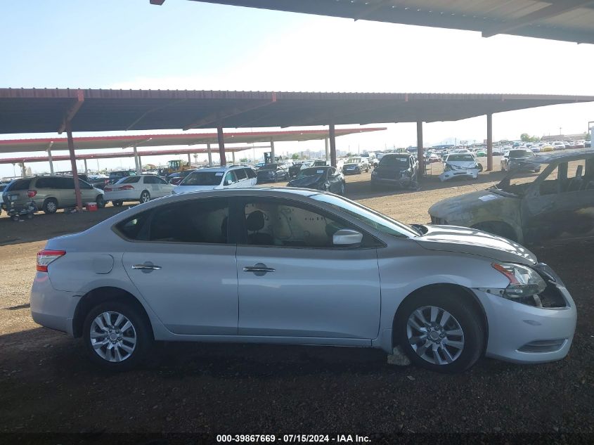 2015 Nissan Sentra Sv VIN: 3N1AB7AP9FL688792 Lot: 39867669