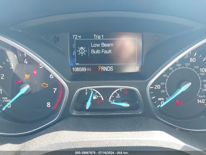 2017 Ford Escape S VIN: 1FMCU0F72HUB44221 Lot: 39867678