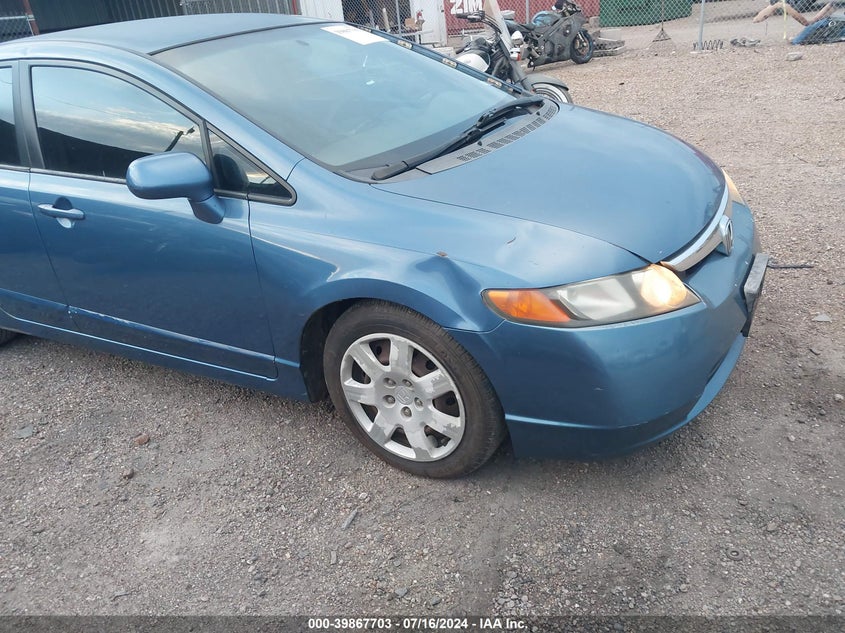 2007 Honda Civic Lx VIN: 1HGFA16547L020696 Lot: 39867703