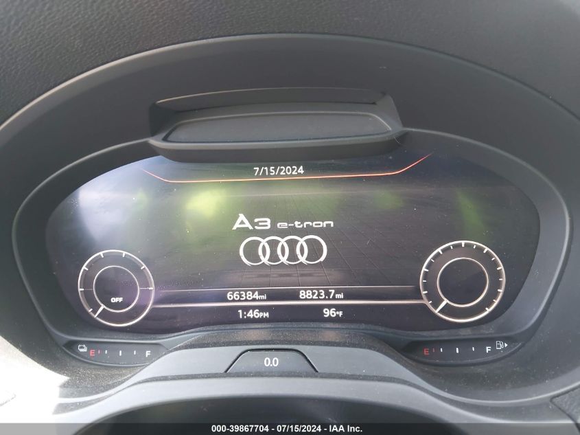 2018 Audi A3 E-Tron 1.4T Premium/1.4T Tech Premium VIN: WAUTPBFF0JA056285 Lot: 39867704