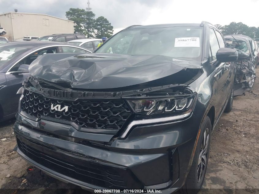 2022 Kia Sorento S VIN: 5XYRL4LC0NG143754 Lot: 39867708