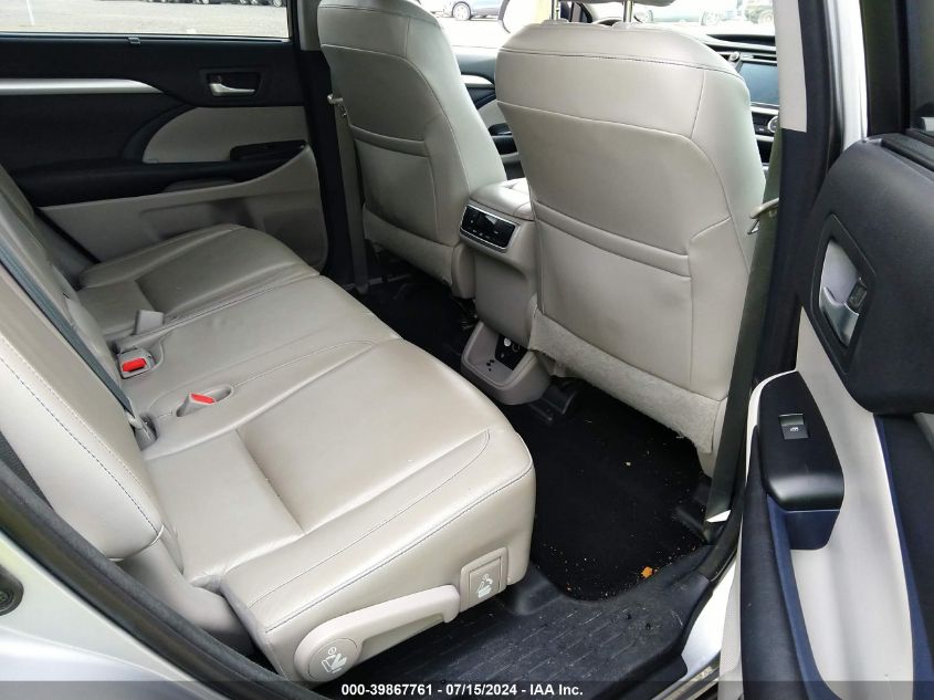 2015 Toyota Highlander Xle V6 VIN: 5TDJKRFH5FS091353 Lot: 39867761