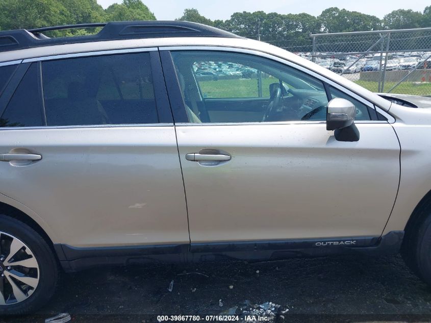 2015 Subaru Outback 2.5I Limited VIN: 4S4BSBNCXF3340096 Lot: 39867780