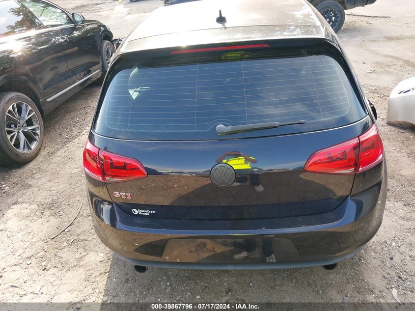 2016 VOLKSWAGEN GOLF GTI S W/PERFORMANCE PACKAGE 2-DOOR - 3VWT47AU4GM004505