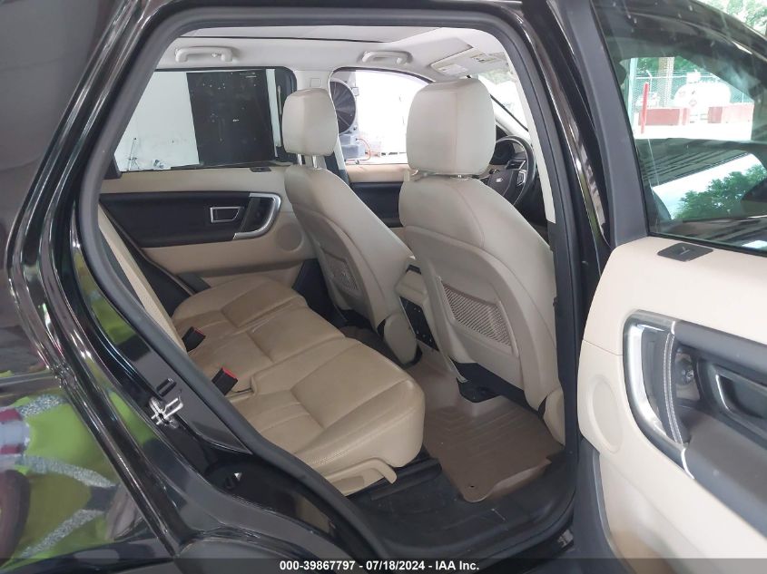 2016 Land Rover Discovery Sport Hse VIN: SALCR2BG5GH627919 Lot: 39867797