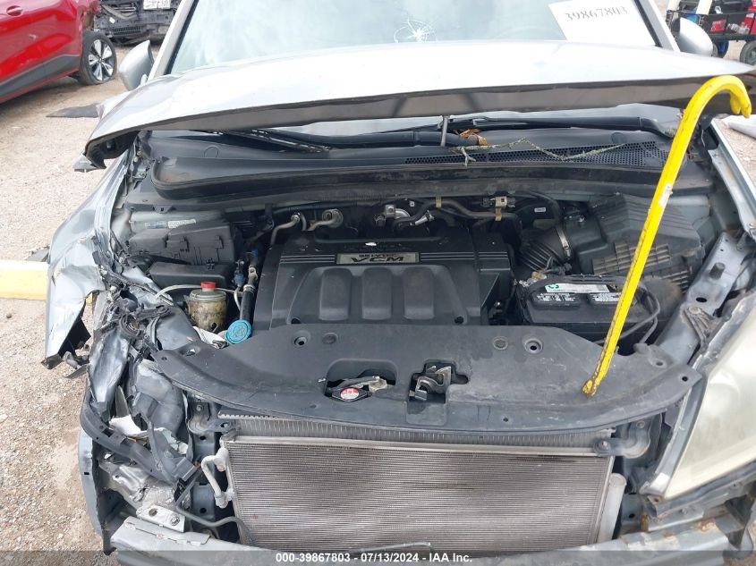 2010 Honda Odyssey Ex-L VIN: 5FNRL3H62AB017040 Lot: 39867803