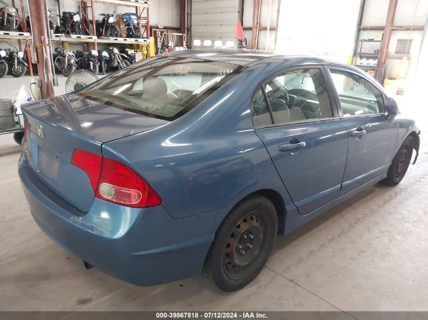 2007 Honda Civic Lx VIN: 1HGFA16557L035224 Lot: 39867818