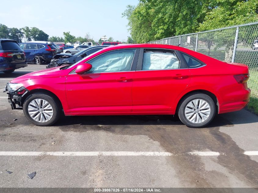 2019 Volkswagen Jetta 1.4T R-Line/1.4T S/1.4T Se VIN: 3VWCB7BU0KM166340 Lot: 39867826