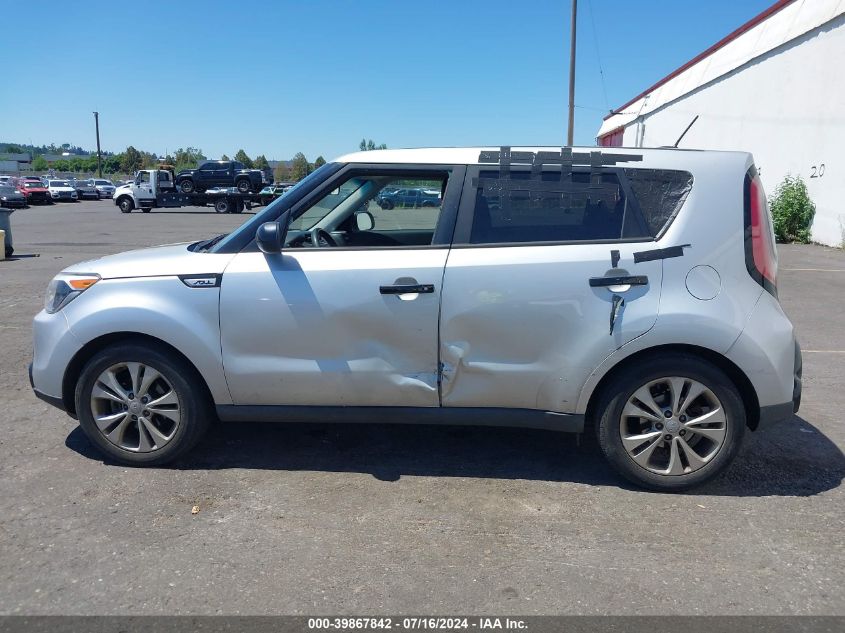 2016 Kia Soul + VIN: KNDJP3A5XG7820227 Lot: 39867842