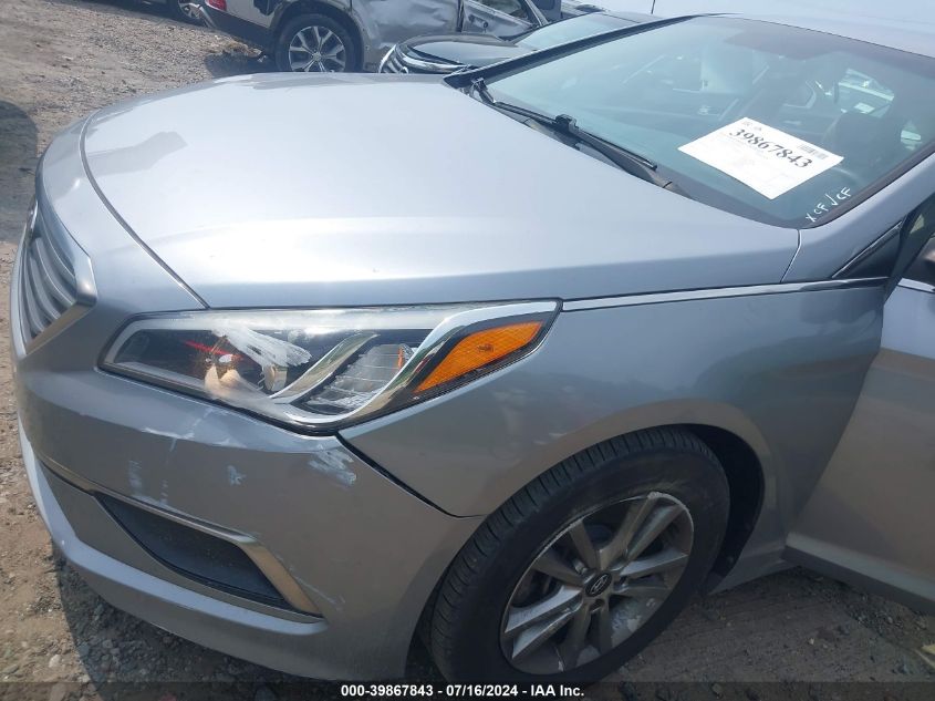 2016 Hyundai Sonata Se VIN: 5NPE24AF6GH350613 Lot: 39867843