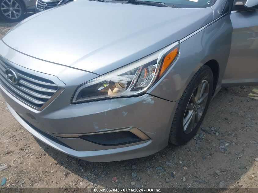 2016 Hyundai Sonata Se VIN: 5NPE24AF6GH350613 Lot: 39867843