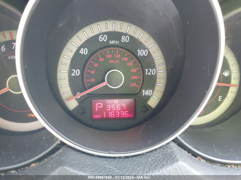 2010 Kia Forte Lx VIN: KNAFT4A20A5874813 Lot: 39867849