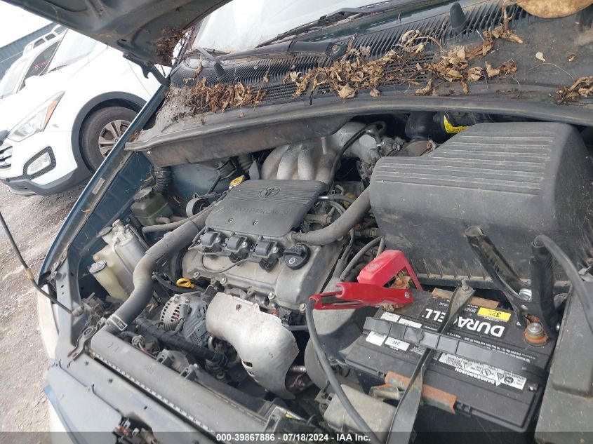 2000 Toyota Sienna Xle VIN: 4T3ZF13C4YU269207 Lot: 39867886