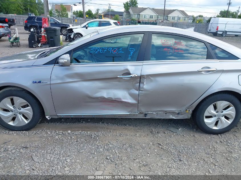 2013 Hyundai Sonata Hybrid VIN: KMHEC4A40DA087156 Lot: 39867901