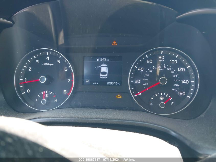 2019 Kia Forte Lxs VIN: 3KPF24AD4KE021358 Lot: 39867917