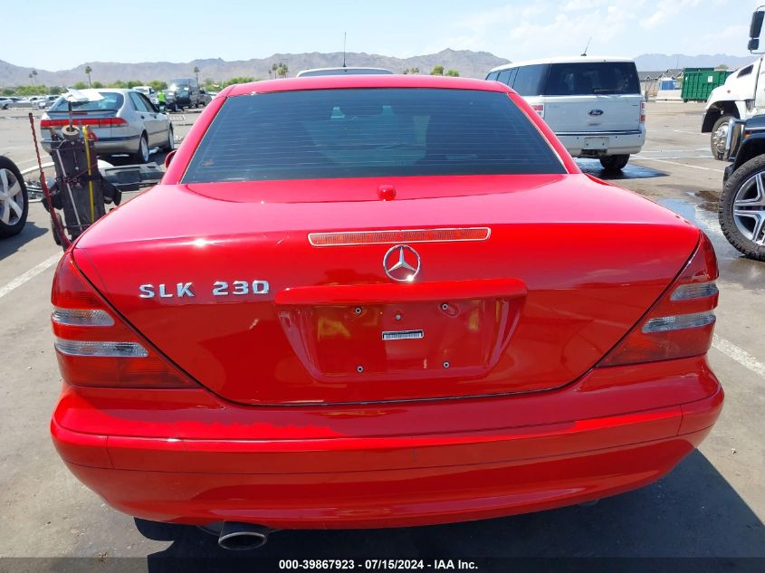 2002 Mercedes-Benz Slk 230 Kompressor VIN: WDBKK49F02F236499 Lot: 39867923