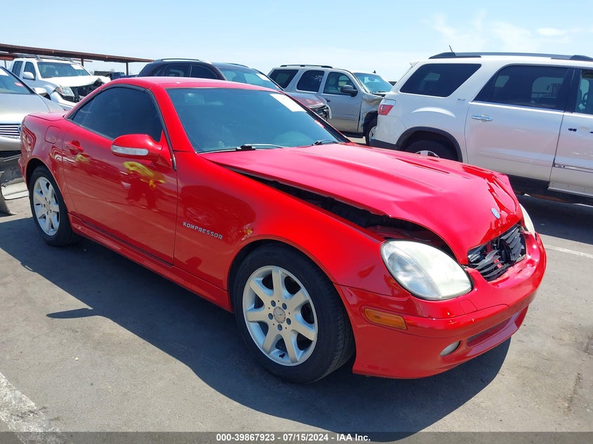 2002 Mercedes-Benz Slk 230 Kompressor VIN: WDBKK49F02F236499 Lot: 39867923