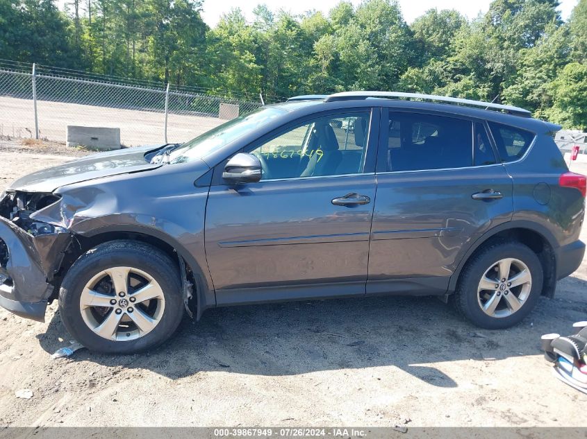 2015 Toyota Rav4 Xle VIN: JTMRFREVXFJ038918 Lot: 39867949