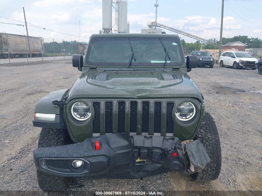 2021 Jeep Wrangler Unlimited Rubicon 4X4 VIN: 1C4JJXFM4MW523335 Lot: 39867969