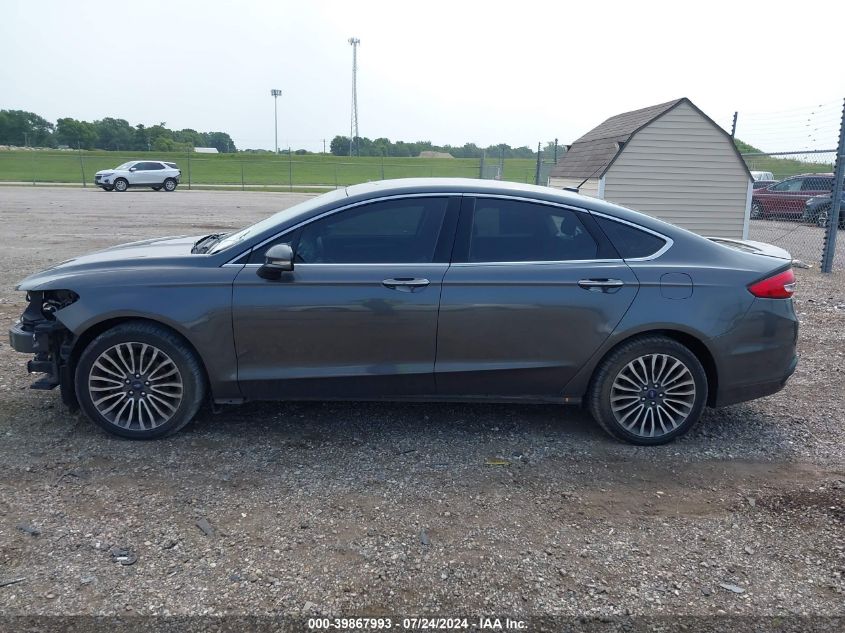 2017 Ford Fusion Titanium VIN: 3FA6P0K99HR237735 Lot: 39867993