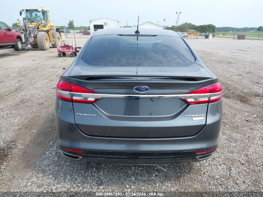 2017 Ford Fusion Titanium VIN: 3FA6P0K99HR237735 Lot: 39867993