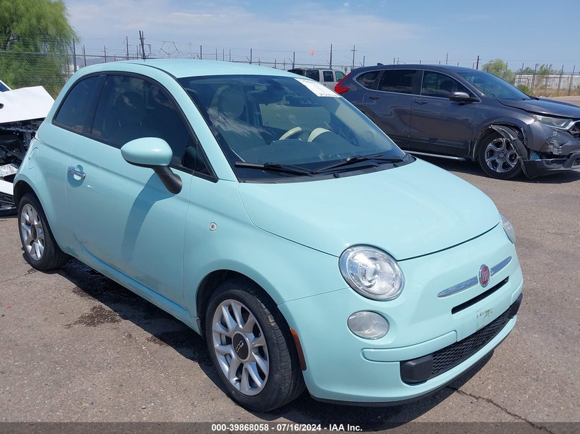 2017 Fiat 500 Pop VIN: 3C3CFFKR3HT697905 Lot: 39868058