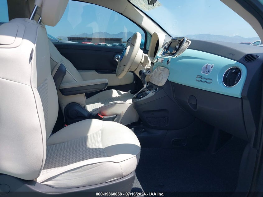 2017 Fiat 500 Pop VIN: 3C3CFFKR3HT697905 Lot: 39868058