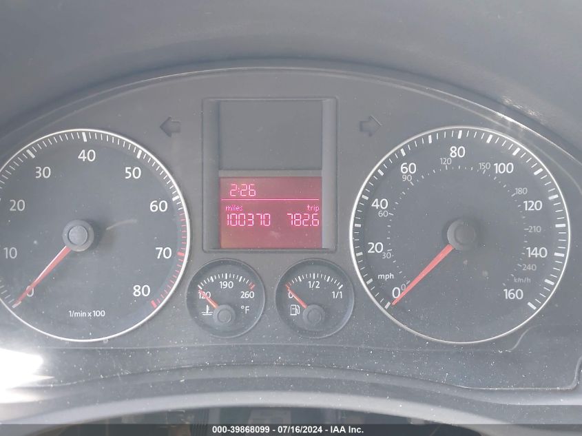 2008 Volkswagen Jetta Se/Sel VIN: 3VWRZ71K68M088578 Lot: 39868099