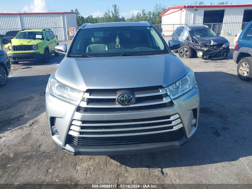 2018 Toyota Highlander Se/Xle VIN: 5TDKZRFHXJS529969 Lot: 39868117