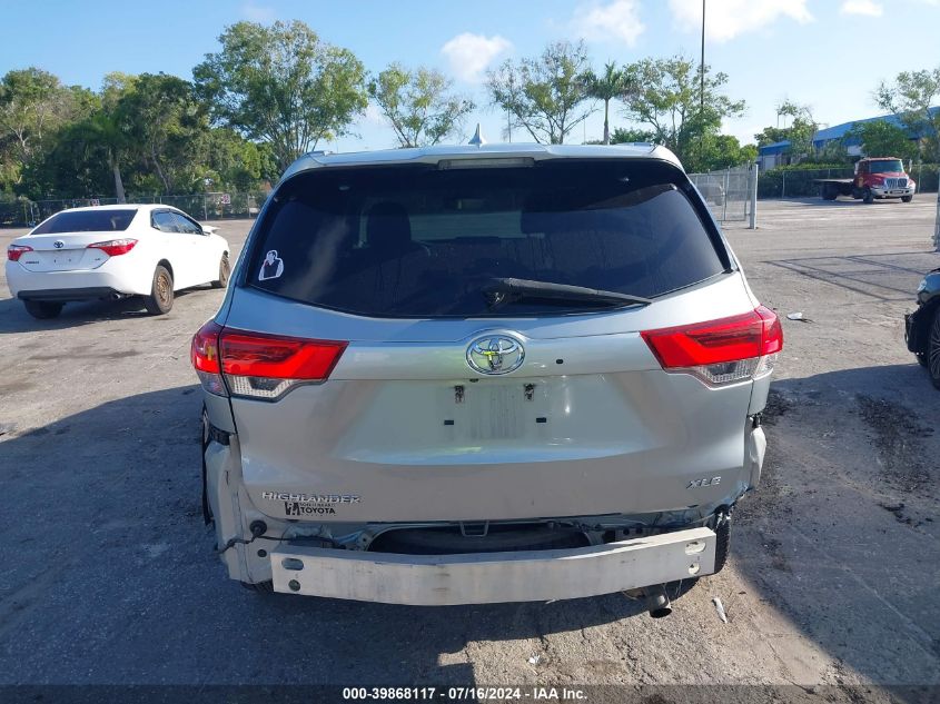 2018 Toyota Highlander Se/Xle VIN: 5TDKZRFHXJS529969 Lot: 39868117