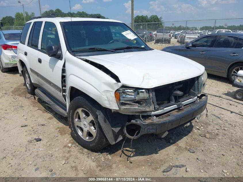 2002 Chevrolet Trailblazer Lt VIN: 1GNDS13S522488987 Lot: 39868144