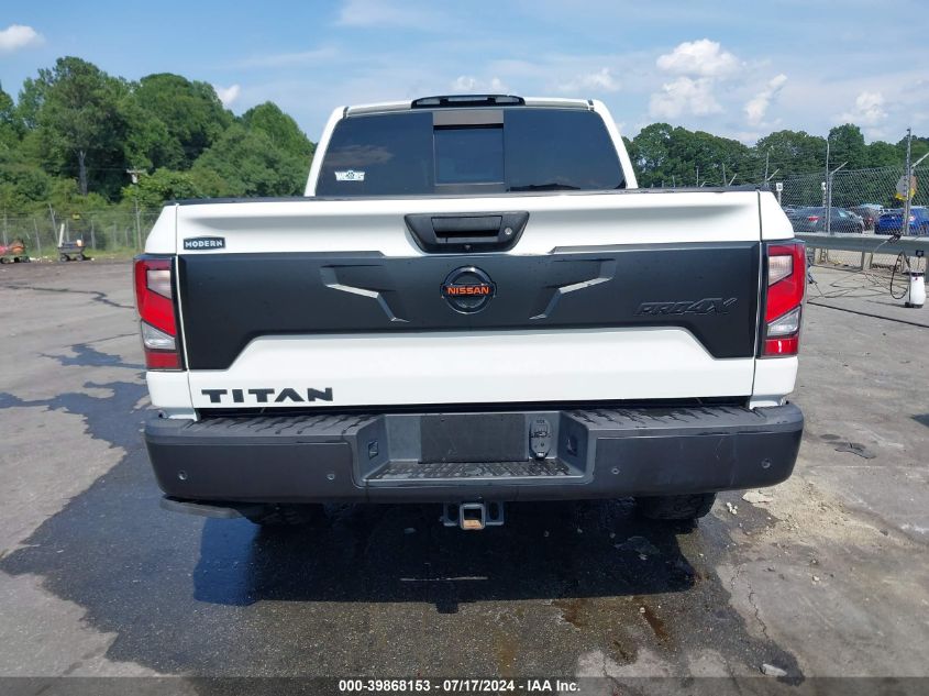 2020 Nissan Titan Pro-4X 4X4 VIN: 1N6AA1ED2LN507506 Lot: 39868153