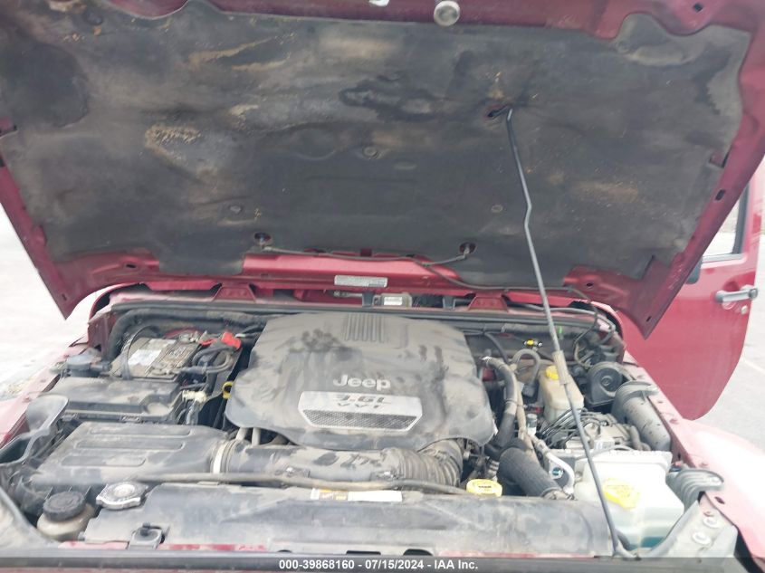 2013 Jeep Wrangler Unlimited Sahara VIN: 1C4HJWEG1DL607456 Lot: 39868160