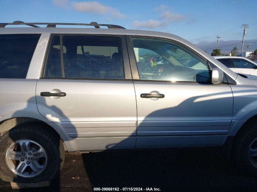 2004 Honda Pilot Ex-L VIN: 2HKYF18644H590812 Lot: 39868162