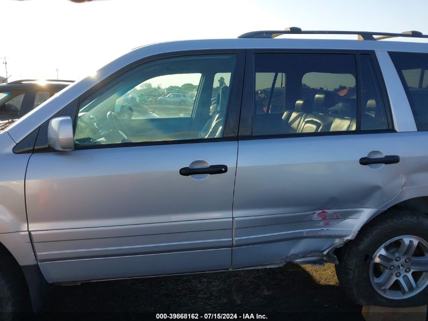 2004 Honda Pilot Ex-L VIN: 2HKYF18644H590812 Lot: 39868162