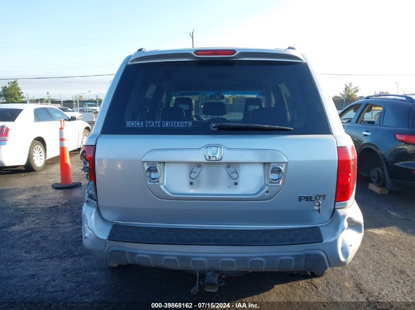 2004 Honda Pilot Ex-L VIN: 2HKYF18644H590812 Lot: 39868162