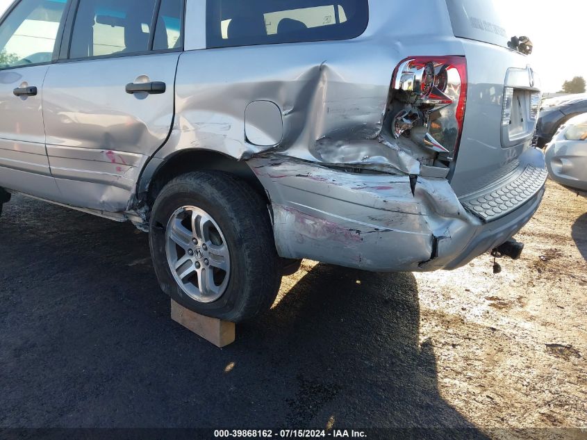 2004 Honda Pilot Ex-L VIN: 2HKYF18644H590812 Lot: 39868162