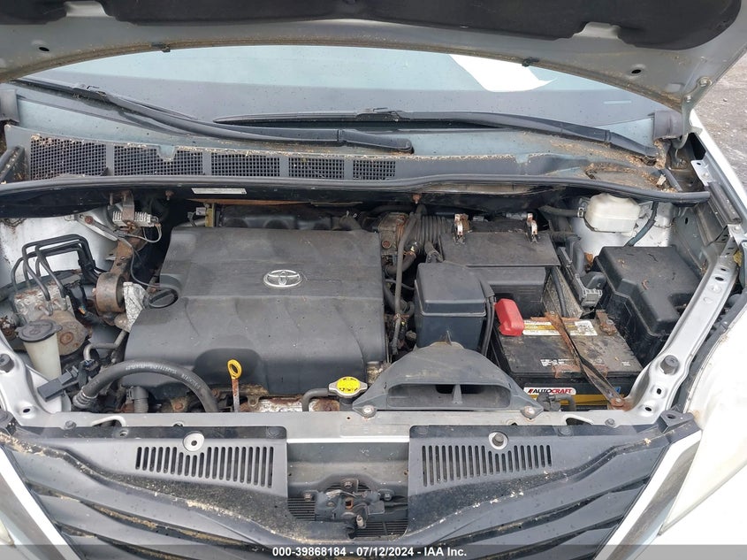 2011 Toyota Sienna Le VIN: 5TDJK3DCXBS020261 Lot: 39868184