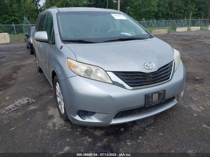 2011 Toyota Sienna Le VIN: 5TDJK3DCXBS020261 Lot: 39868184