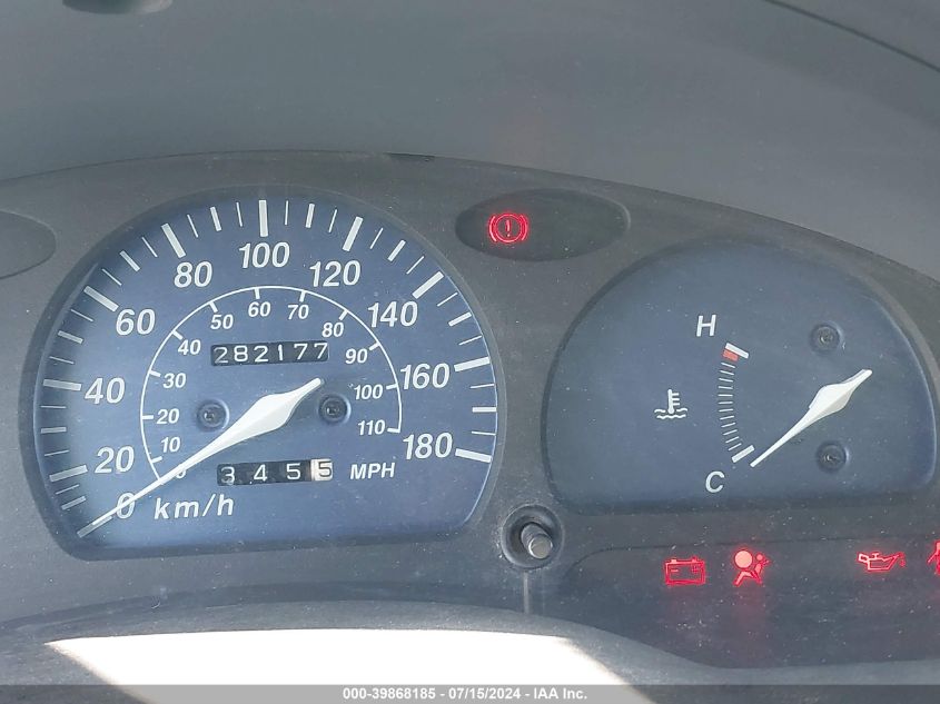 1998 Toyota Tercel Ce VIN: JT2AC53LXW0300385 Lot: 39868185