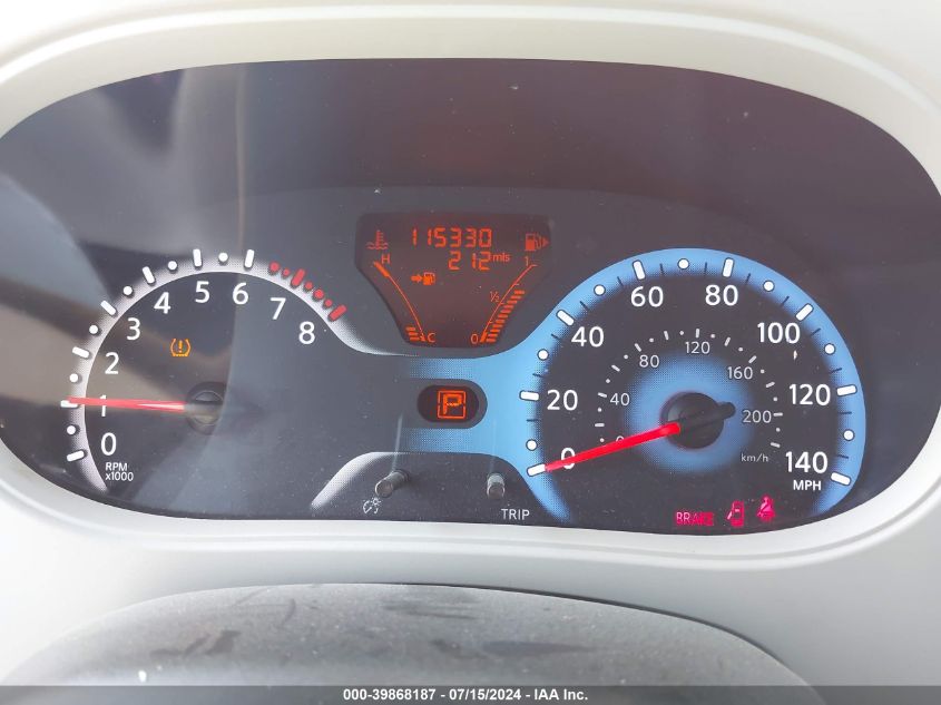 2010 Nissan Cube 1.8S VIN: JN8AZ2KR6AT161555 Lot: 39868187